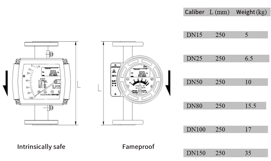 Variable Area Flowmeters M6 Head3
