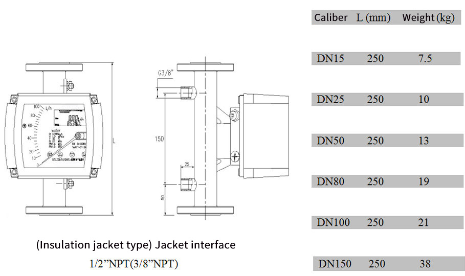 Variable Area Flowmeters M6 Head1