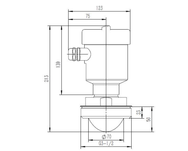 Radar Level Gauge Threaded Installation